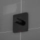Встроенный гигиенический душ с термостатом ROSE R105H, черный