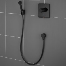 Встроенный гигиенический душ с термостатом ROSE R105H, черный