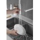 Смеситель для кухни с гибким изливом и магнитной вставкой Rose R133C, белый
