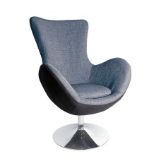 Кресло Halmar BUTTERFLY (серый)