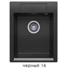 Кухонная мойка Polygran ARGO-420 (№16 черный)