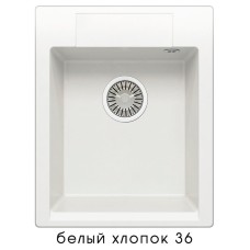 Кухонная мойка Polygran ARGO-420 (№36 белый хлопок)
