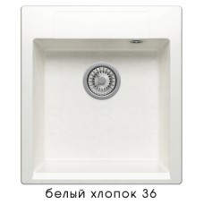 Кухонная мойка Polygran ARGO-460 №36 (белый хлопок)