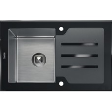 Кухонная мойка Tolero Glass TG-780 (черный)