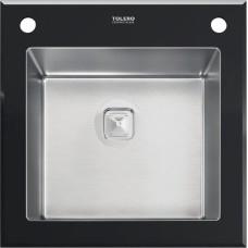 Кухонная мойка Tolero Glass TG-500 (черный)