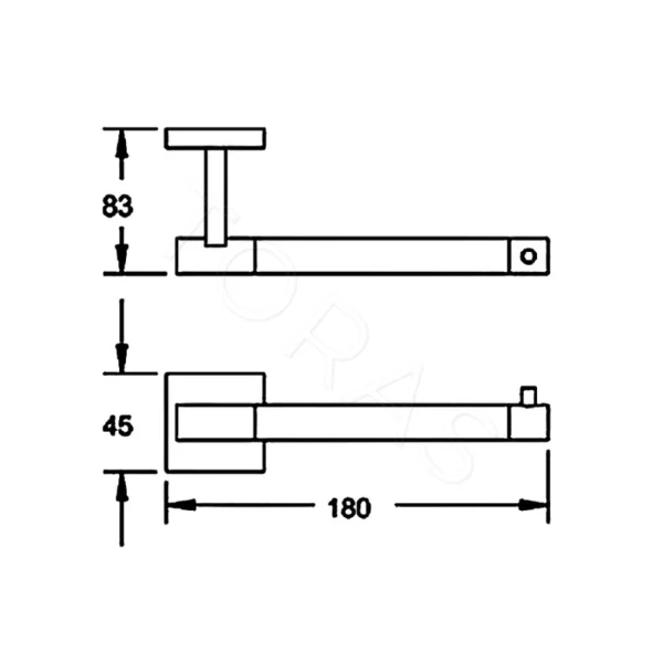 Держатель-для-туалетной-бумаги-Rose-RG3005H-1 Держатель для туалетной бумаги Rose RG3005H