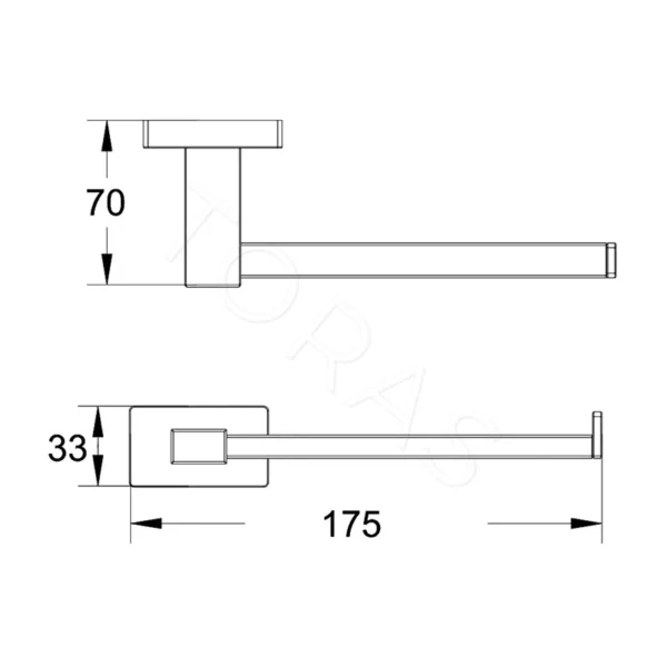 Держатель для туалетной бумаги Shevanik SG5615H