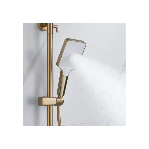 Душевая система  Shevanik S4436G (золотой сатин)