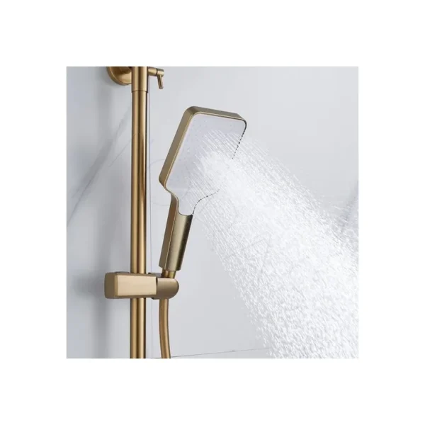 Душевая система  Shevanik S4436G (золотой сатин)