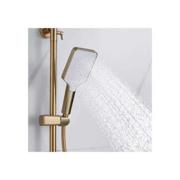 Душевая система  Shevanik S4436G (золотой сатин)