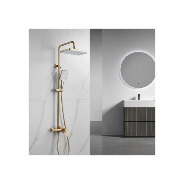 Душевая система  Shevanik S4436G (золотой сатин)