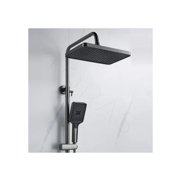 Душевая система  Shevanik S4436T (оружейная сталь)