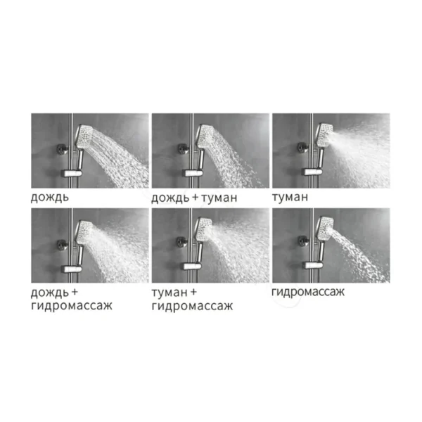 Душевая стойка со смесителем Rose R2736