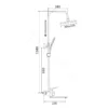 Душевая стойка со смесителем Shevanik S6136C