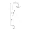 Душевая стойка со смесителем Shevanik S8236T