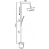 Душевая стойка со смесителем Shevanik S8836