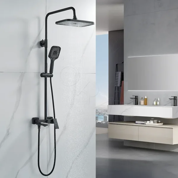 Душевая стойка со смесителем Shevanik S9636H