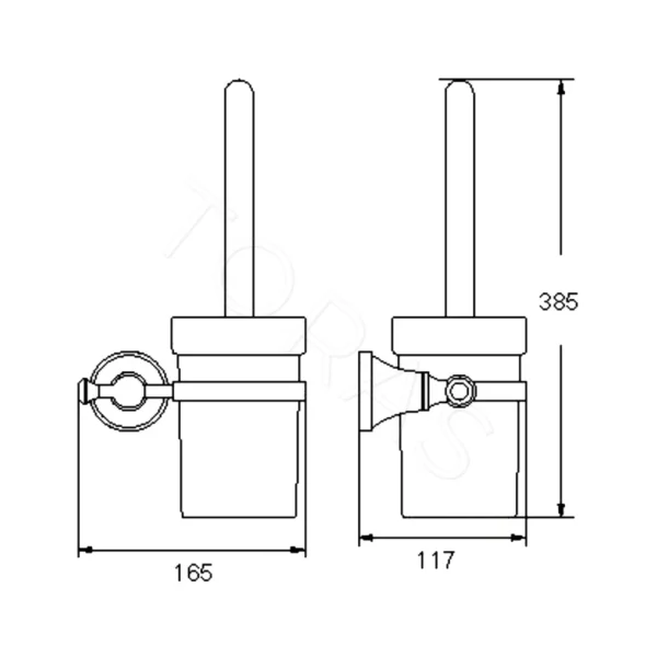 Ершик для туалета Rose RG1900T