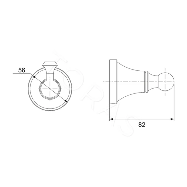 Крючок Rose RG1911T