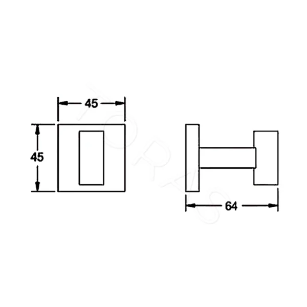 Крючок-Rose-RG3011H-1 Крючок Rose RG3011H
