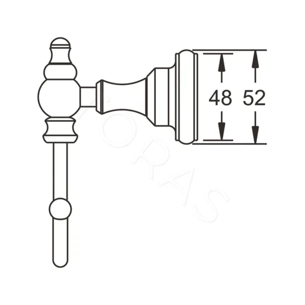Крючок двойной Rose RG1121Q