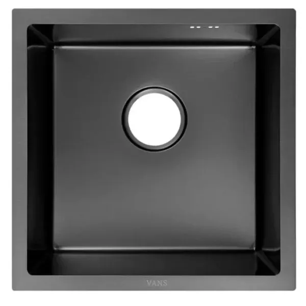 Кухонная мойка VANS 440x440x200 мм Black
