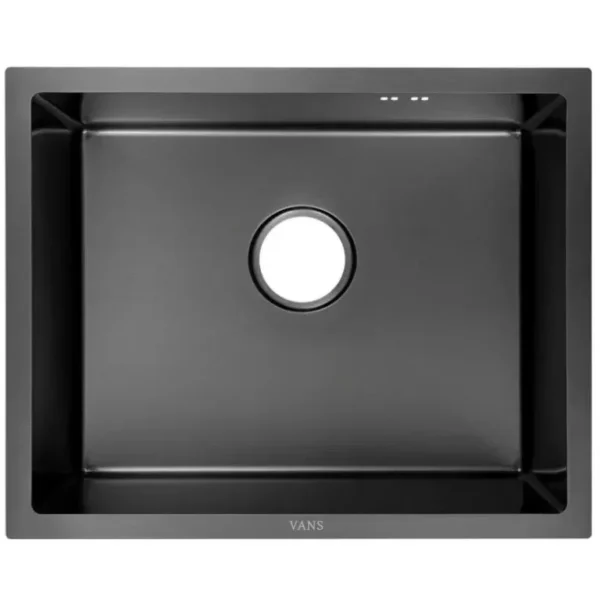 Кухонная мойка VANS 550x450x200 мм Black
