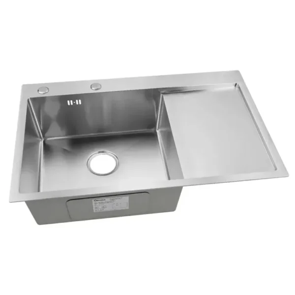 Кухонная мойка VANS 780x505x200 мм Satin-L (чаша слева)