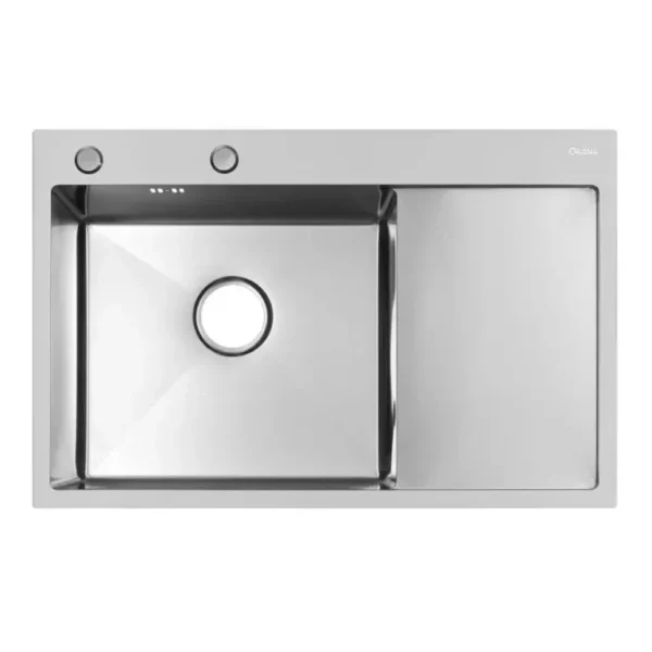 Кухонная мойка VANS 780x505x200 мм Satin-L (чаша слева)