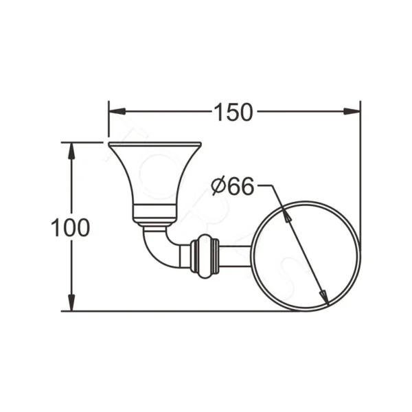 Мыльница Rose RG1203