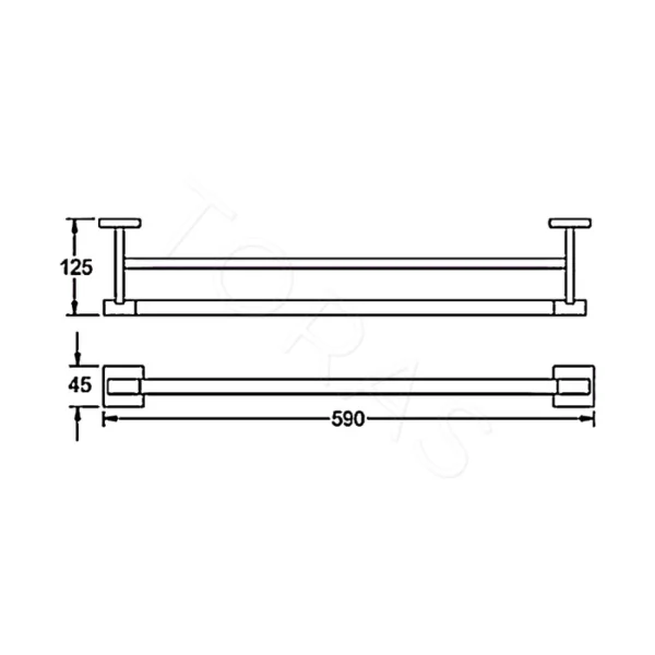 Полотенцедержатель Rose RG3027H