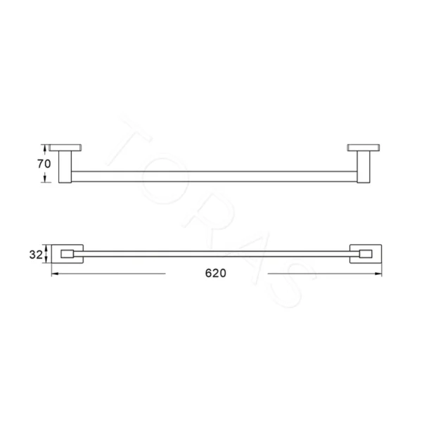 Полотенцедержатель Shevanik SG5617G