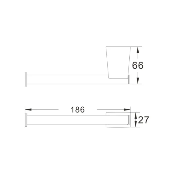 Держатель для туалетной бумаги Shevanik SG5715C
