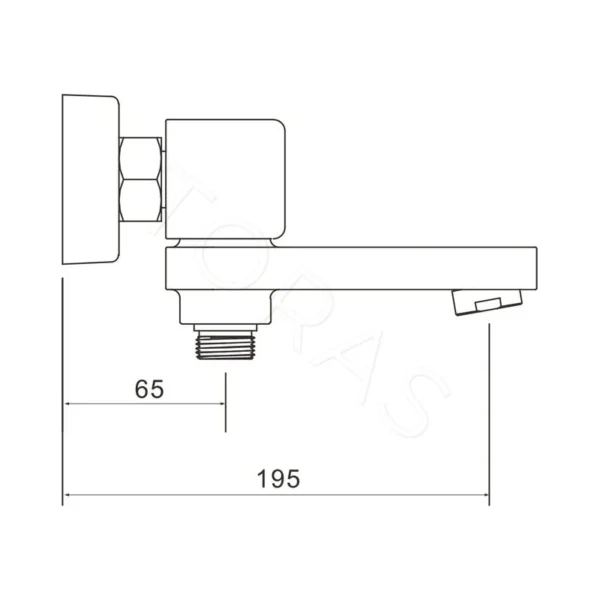 Смеситель Rose R1002T