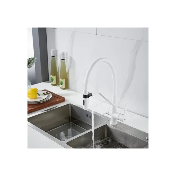 Смеситель для кухни с гибким изливом Shevanik S278C