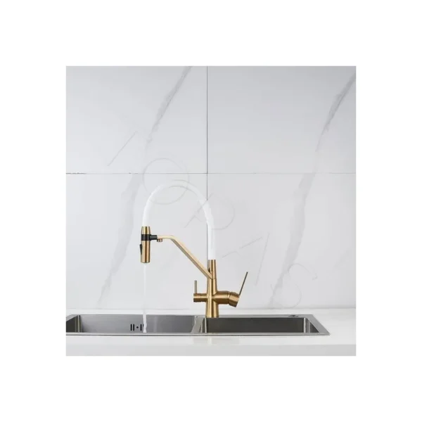 Смеситель для кухни с гибким изливом Shevanik S278G