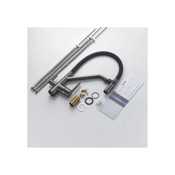 Смеситель для кухни с гибким изливом Shevanik S278T