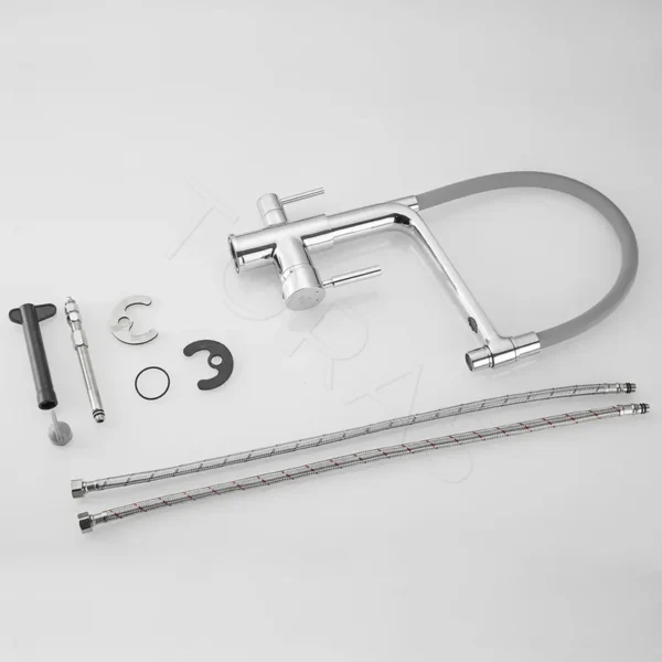 Смеситель для кухни с гибким изливом Rose R658