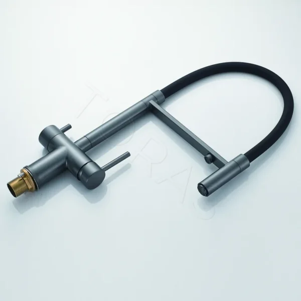 Смеситель для кухни с гибким изливом Shevanik S178T