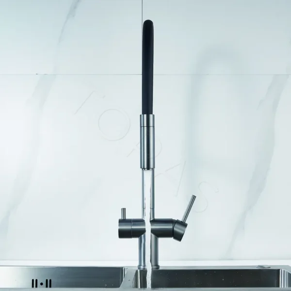 Смеситель для кухни с гибким изливом Shevanik S178T