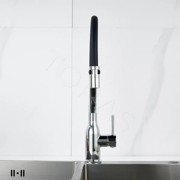 Смеситель для кухни с гибким изливом Shevanik S343-3