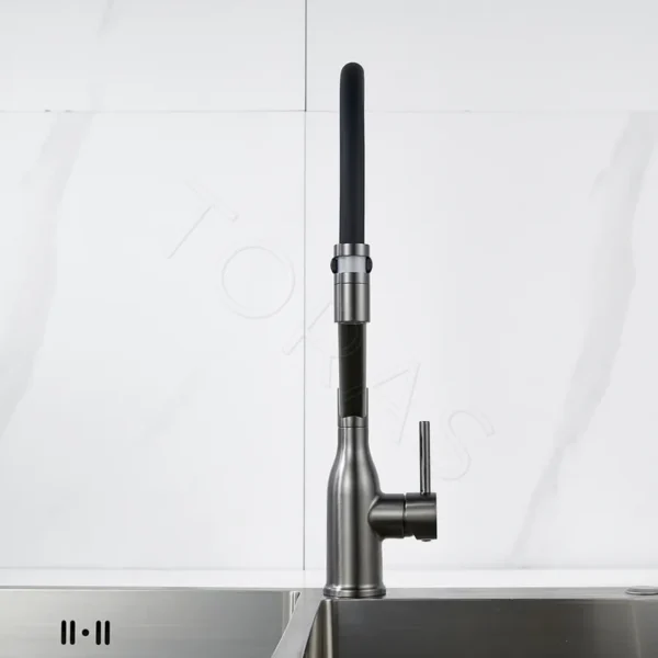 Смеситель для кухни с гибким изливом Shevanik S343T-3