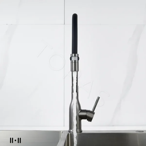 Смеситель для кухни с гибким изливом Shevanik S343T-3