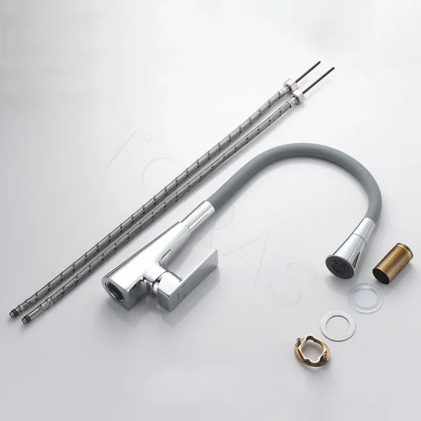 Смеситель для кухни с гибким изливом Shevanik S543-9