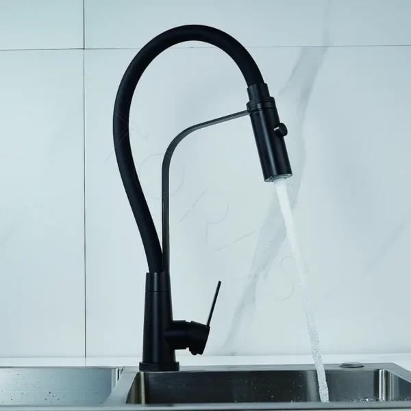 Смеситель для кухни с гибким изливом Shevanik S943H-3