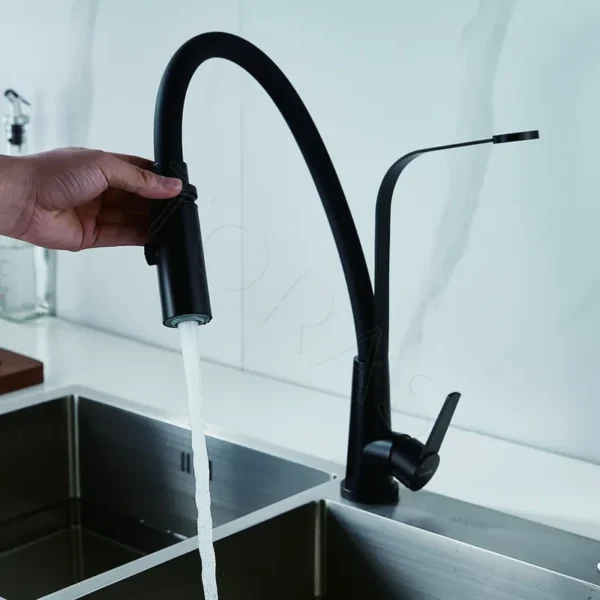 Смеситель для кухни с гибким изливом Shevanik S943H-3