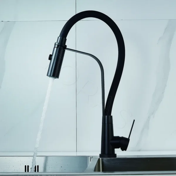 Смеситель для кухни с гибким изливом Shevanik S943H-3