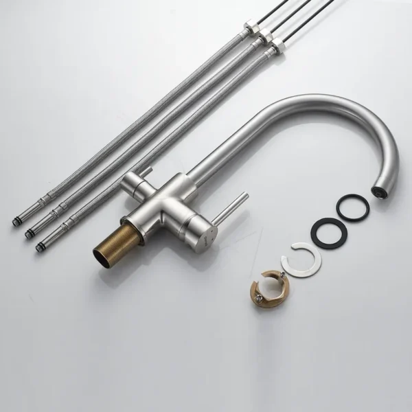 Смеситель для кухни с подключением к фильтру воды Shevanik S128L