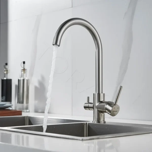 Смеситель для кухни с подключением к фильтру воды Shevanik S128L