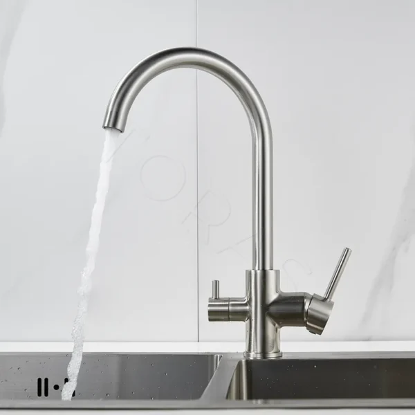 Смеситель для кухни с подключением к фильтру воды Shevanik S128L